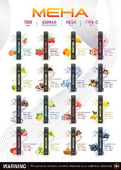 魅嗨meha 抛棄式7000口小黑條 紅心芭樂 - 官方正品