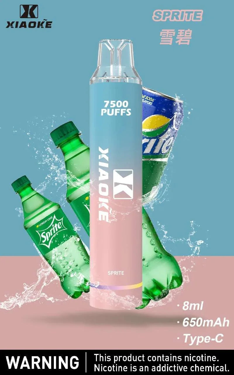 梟客 7500口 拋棄式 雪碧 - 官方正品